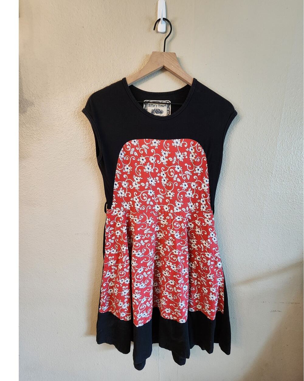 Effie's Heart Women's Dress SZ Medium Floral Y2K Swing Skirt Pockets